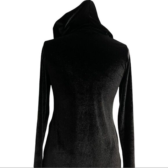 Folter Prophecy Hooded Velvet Tunic Dress / Gothic Witchy Tunic Sz M / Hooded - Picture 8 of 12